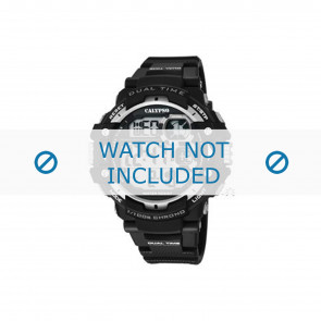 Horlogeband Calypso K5674-1 Kunststof/Plastic Zwart 14mm