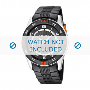 Horlogeband Calypso K6062-1 Rubber Grijs 24mm