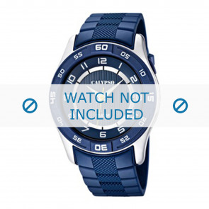 Horlogeband Calypso K6062-2 Rubber Blauw 24mm
