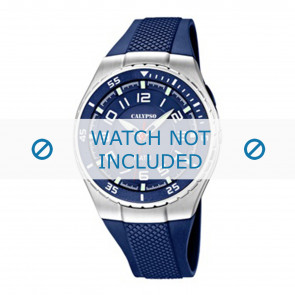 Calypso horlogeband K6063-2 Rubber Blauw