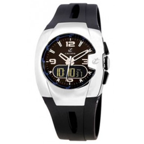 Horlogeband Calypso k5330/4 Kunststof/Plastic Zwart