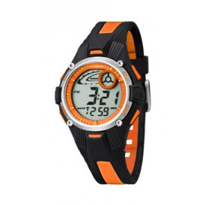 Horlogeband Calypso K5558/4 Kunststof/Plastic Zwart 12mm