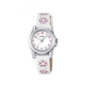 Horlogeband Calypso k5712 /2 Leder Wit 14mm