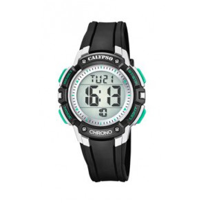 Horlogeband Calypso K5739-3 Kunststof/Plastic Zwart 15mm