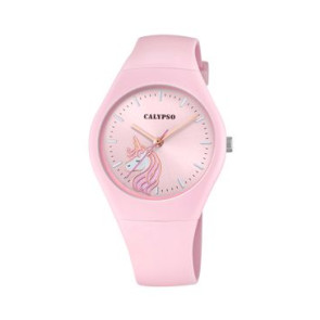 Horlogeband Calypso K5792-2 Rubber Roze 21mm