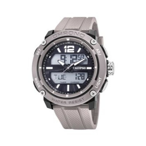 Horlogeband Calypso K5796-1 Kunststof/Plastic Grijs 24mm