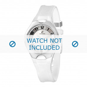 Calypso horlogeband K5162-5 Rubber Wit