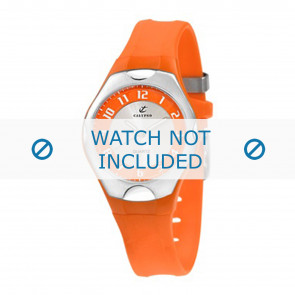 Calypso horlogeband K5162-6 Rubber Oranje