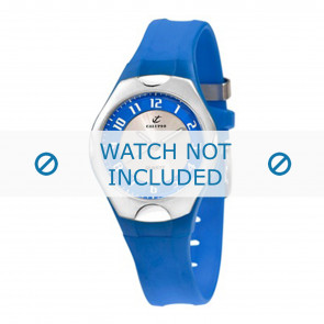 Calypso horlogeband K5162-7 Rubber Blauw