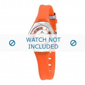Calypso horlogeband K5163-6 Rubber Oranje