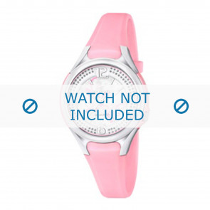 Horlogeband Calypso K5575-2 Kunststof/Plastic Roze 13mm