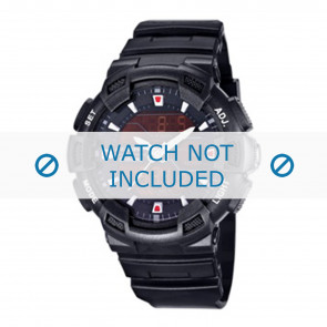 Horlogeband Calypso K5579-6 Kunststof/Plastic Zwart 20mm