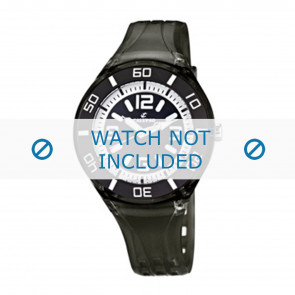 Calypso horlogeband K5588/8  Rubber Zwart