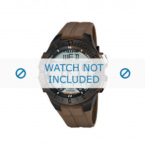 Calypso horlogeband K5607-4 Rubber Bruin