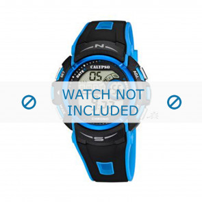 Horlogeband Calypso K5610.6 Rubber Blauw 24mm