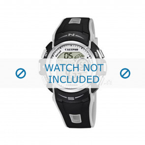 Horlogeband Calypso K5610.8 Rubber Zwart 21mm