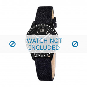 Calypso horlogeband K5652-4 Leder Zwart