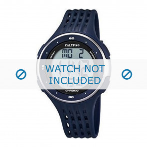 Calypso horlogeband K5664-2 Rubber Blauw