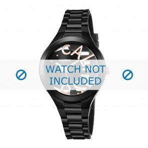 Calypso horlogeband K5678-8 Rubber Zwart