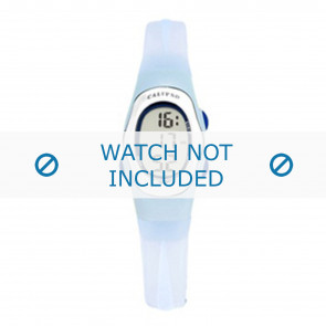 Horlogeband Calypso K6018-6 Kunststof/Plastic Lichtblauw 7mm
