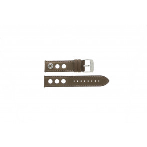 Camel horlogeband 3120-3129 / 3520-3529 Leder Bruin 22mm + bruin stiksel