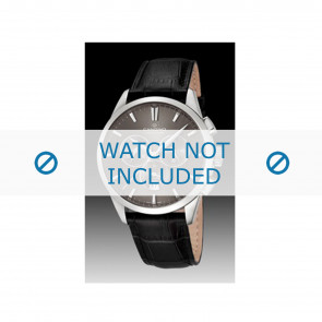 Horlogeband Candino C4517-2 Leder Zwart 22mm