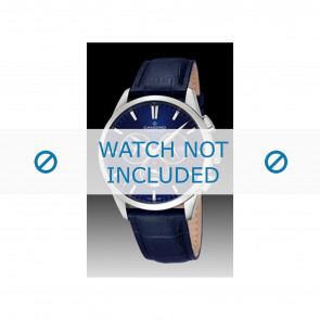 Horlogeband Candino C4517-3 / C4745-2 Leder Blauw 22mm