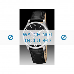 Horlogeband Candino C4494 Leder Zwart 20mm