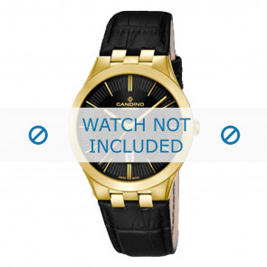Horlogeband Candino C4542-3 Leder Zwart 13mm