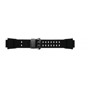 Casio horlogeband GW-9400-1 / 10455201 Silicoon Zwart 19mm