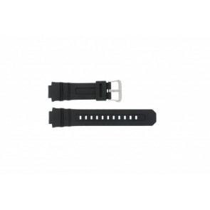 Casio horlogeband AW-590-1A Rubber Zwart 16mm 