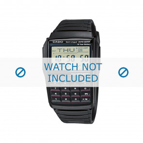 Horlogeband Casio DBC-321-AES / DBC-32-1A / 10169264 Kunststof/Plastic Zwart 22mm