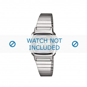 Horlogeband Casio LA670WEA-1EF / 10334580 Staal 13mm