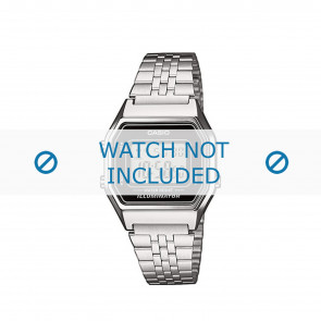 Casio horlogeband  LA680WEA-1EF / LA680WEA-1  Staal Zilver 14mm 