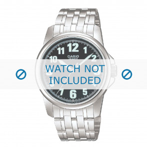 Casio horlogeband MTP-1216 / 10142092 Staal Zilver