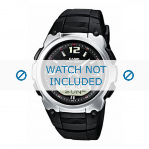Casio horlogeband WVA-109HI / 4773 / 10285687 Kunststof / Plastic Zwart