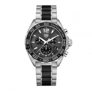 Horlogeband Tag Heuer CAZ1011 / BA0843 / BA0843-1 Staal Bi-Color 21.5mm