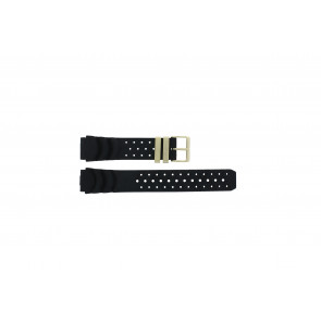 Overige merken horlogeband CIT3MG Rubber Zwart 20mm 