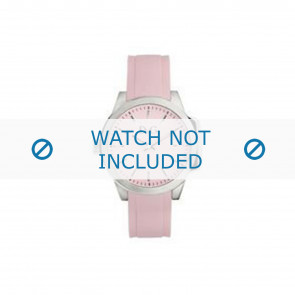 Horlogeband Dolce & Gabbana DW0747 Silicoon Roze 18mm