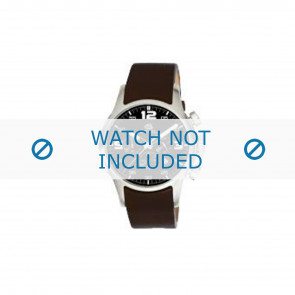 Dolce & Gabbana horlogeband 2519774184 Leder Donkerbruin