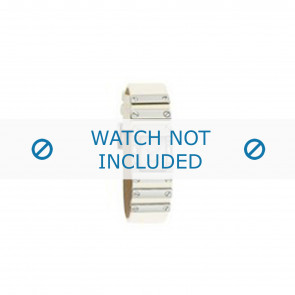 Horlogeband Dolce & Gabbana DW0348 Leder Beige 20mm