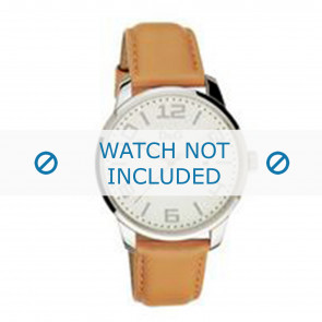 Horlogeband Dolce & Gabbana 3719340281 Leder Cognac 20mm