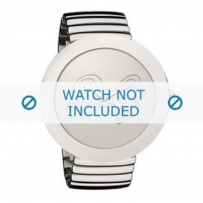 Dolce & Gabbana horlogeband DW0280 Staal Zilver