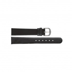 Danish Design horlogeband IV14Q199 Leder Zwart 16mm 