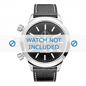 Horlogeband Danish Design IQ13Q1040 Leder Zwart 23mm