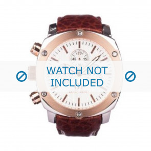 Danish Design horlogeband IQ17Q852 Leder Bruin 24mm + bruin stiksel