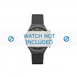 Horlogeband Danish Design IQ64Q1113 Staal Antracietgrijs 19mm