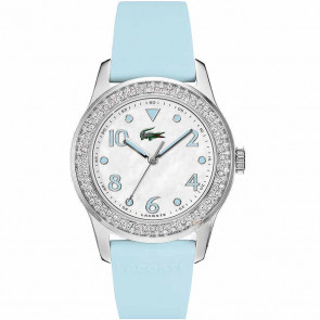 Lacoste horlogeband 2000664 / LC-11-3-14-2255S Rubber Lichtblauw 20mm