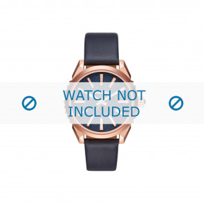 Horlogeband Diesel DZ5532 Leder Blauw 18mm