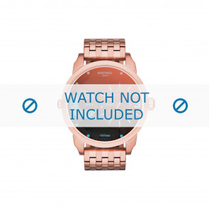 Diesel horlogeband DZ7336 Staal Rosé 22mm